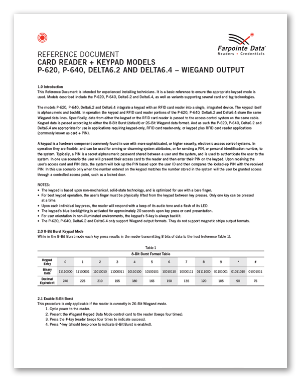 PIN Best Practices Reference Document