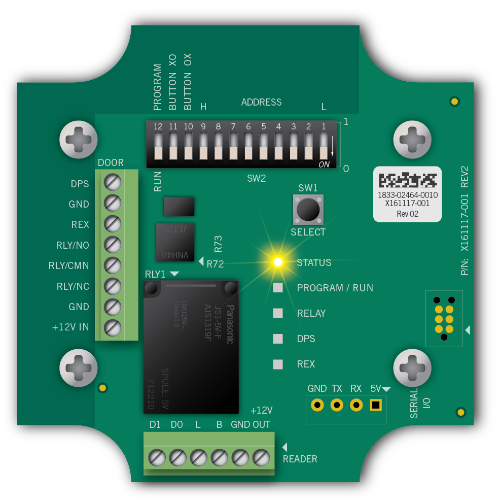 Illustration of RER-11 Edge Receiver board